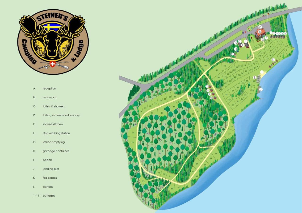 Steiner'S Camping & Lodge Johannisholm Экстерьер фото
